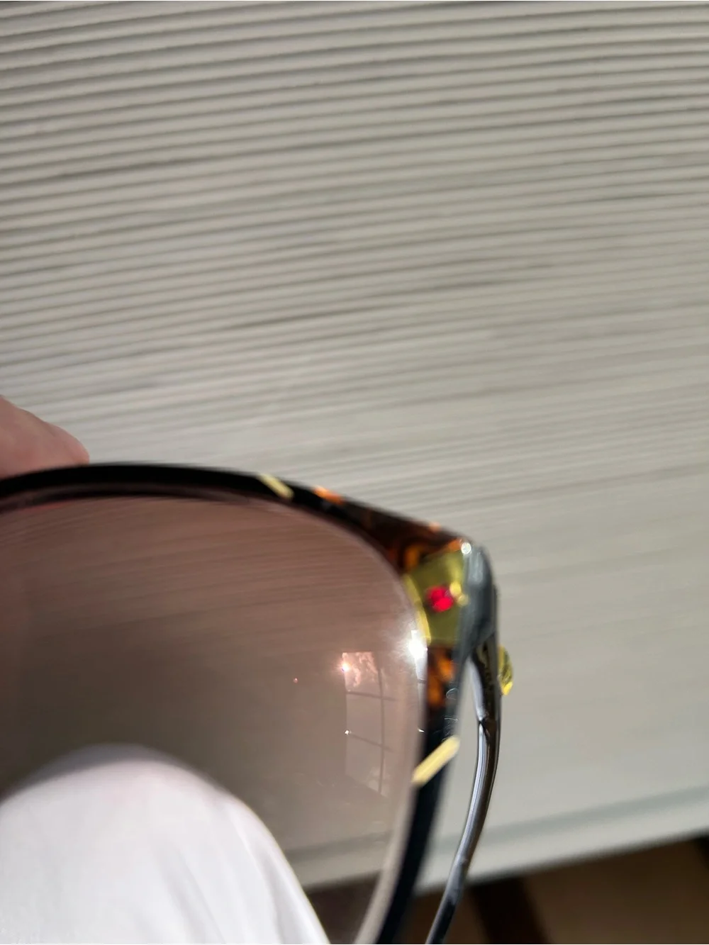 Diff Eyewear Black Frames with Gradient Brown Lenses